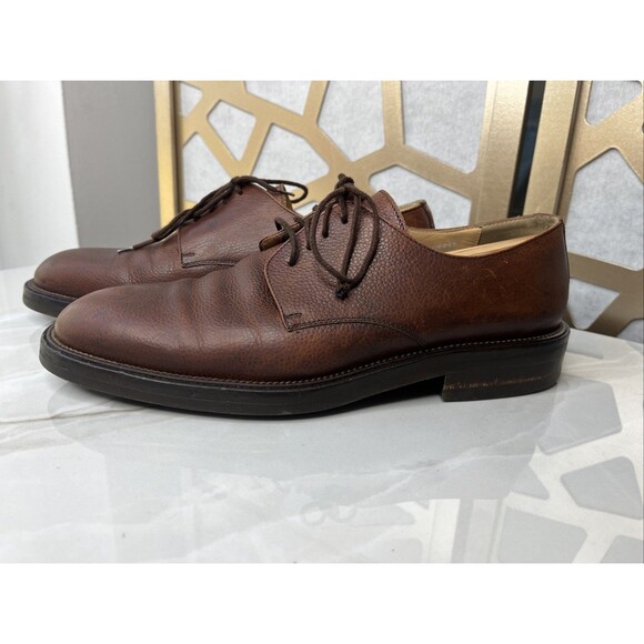 Martin Dingman Italy Oxford Derby Dress Shies Men Uk 8 Us 9 Brown Lace Up Vibram main image 13